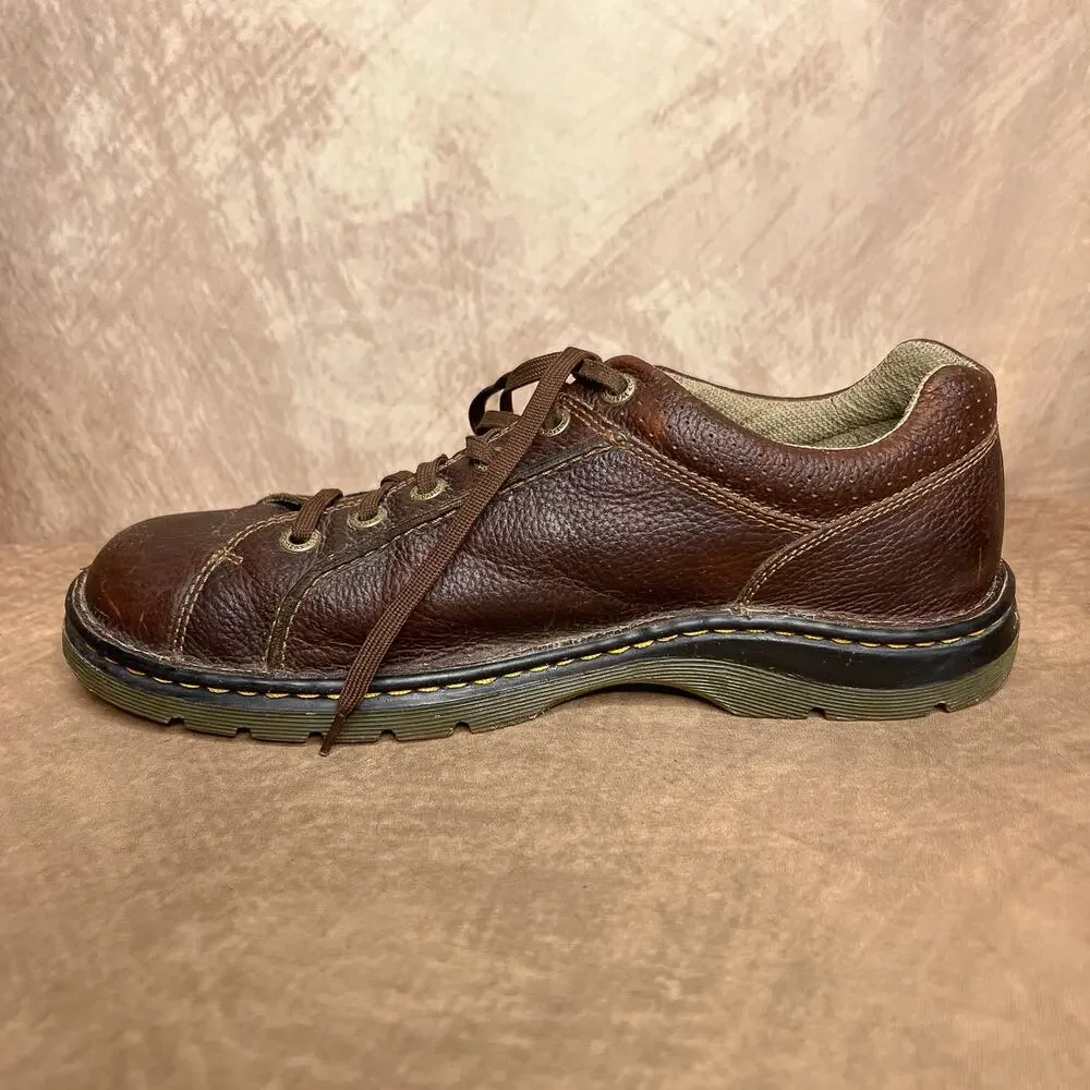 Vintage 90s Dr. Martens Rohan Leather Lace Up Oxford Sneakers Brown Indie Skater